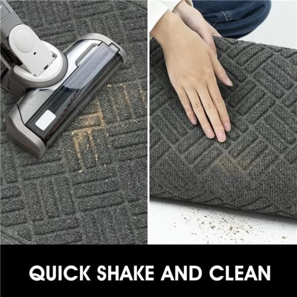 Front Door Mat 2 Pack Indoor and Outdoor Welcome Mat, Absorbent and Drain Away - Picture 5 of 7